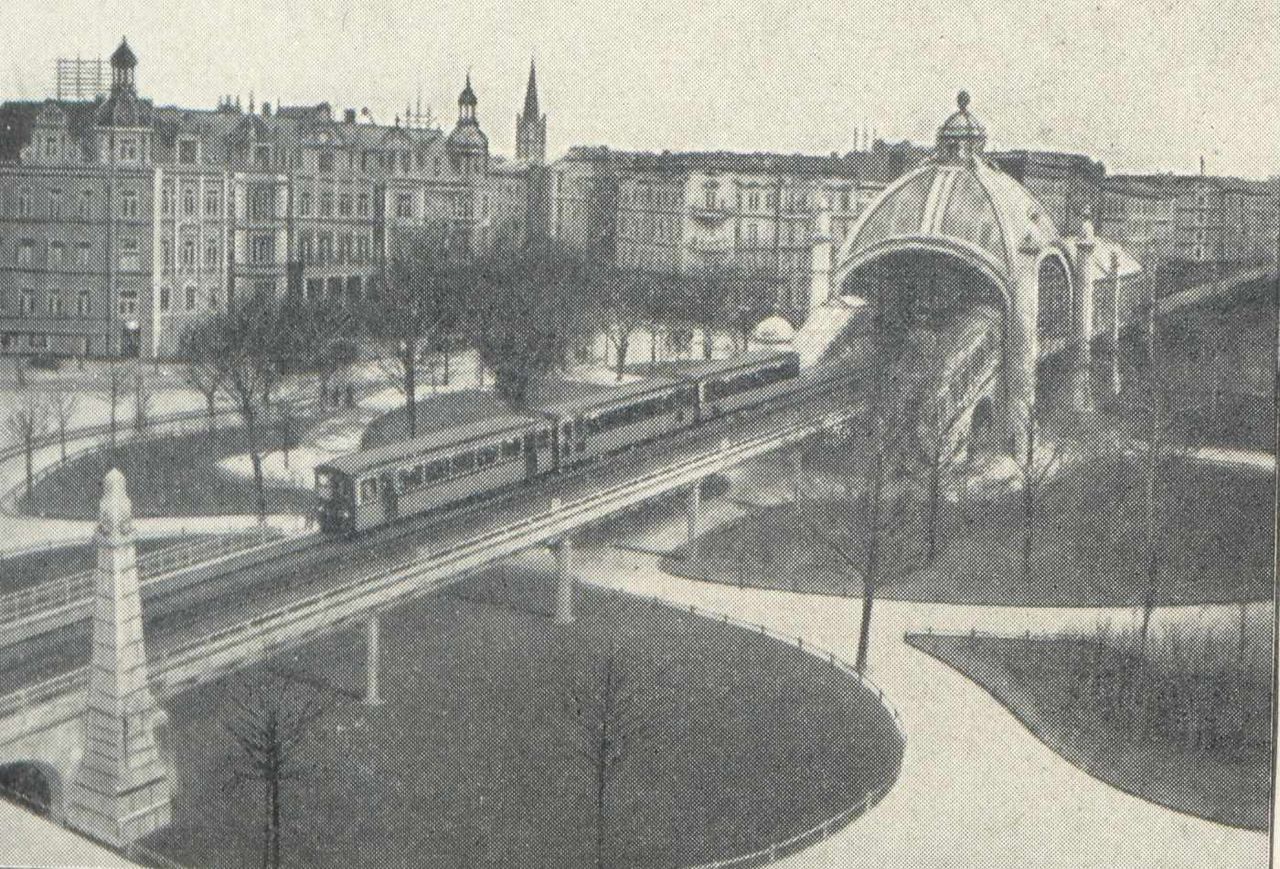 Станция «Ноллендорфплац» в 1903 году.